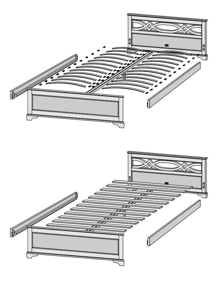 Схема сборки кровати саломея 2 с ящиками